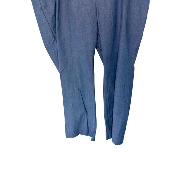 Talbots Plus Blue Office Career Work Office Portland Straight Leg Trouser 24W - Picture 8 of 14